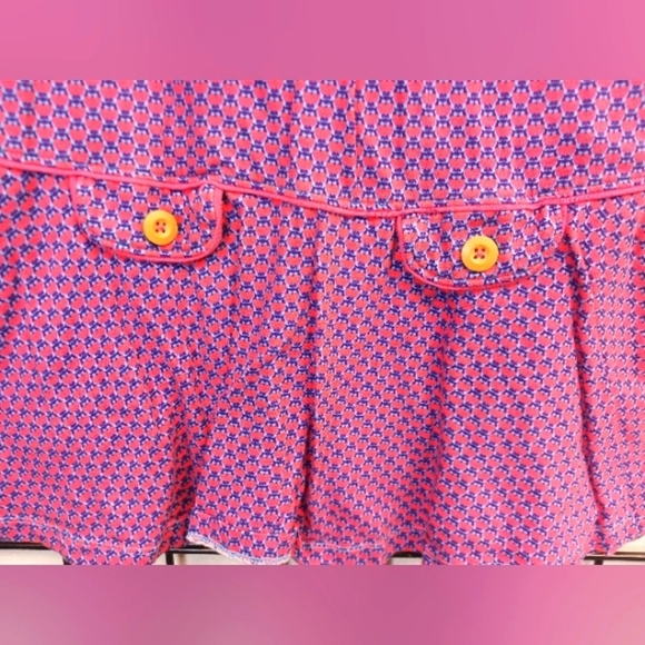 Hanna Andersson Dress Girls Purple and Coral Owl Size 130 (6-8) Medium - Picture 2 of 5